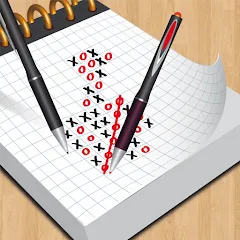 Скачать Tic Tac Toe Online: Mega XO [MOD: без рекламы и открыты все темы] на телефон