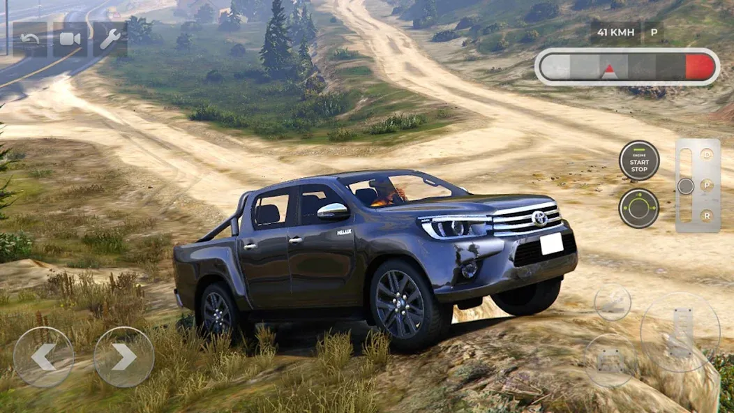 Toyota Hilux 4x4 Mountain Ride [MOD: безлимитные деньги, все машины открыты] — Скачать бесплатно (APK) — скриншот 5