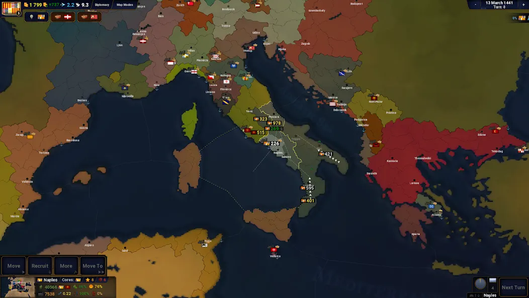 Age of History II - Lite [MOD: безлимитные ресурсы и открыты все сценарии] на Андроид — скриншот 3