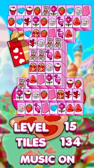 Lovely Mahjong [MOD: безлимитные подсказки и отмена ходов] — Скачать бесплатно (APK) — скриншот 2