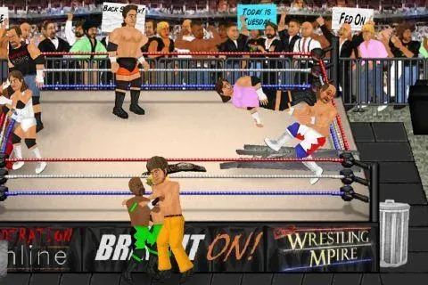 Скачать Wrestling Revolution [MOD: безлимитные деньги и энергия] на телефон — скриншот 1