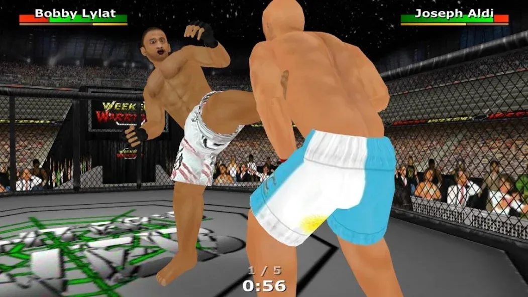 Скачать Weekend Warriors MMA [MOD: безлимитные деньги и энергия] на телефон — скриншот 1
