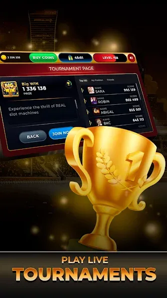 Clickfun: Casino Slots [MOD: бесконечные монеты и без рекламы] на Андроид — скриншот 1