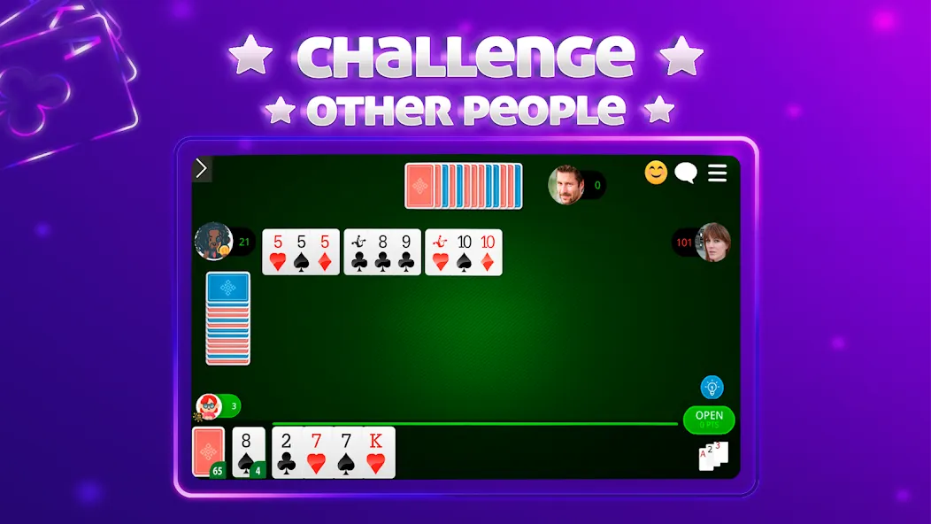 Скачать взлом Scala 40 Online - Card Game [MOD: онлайн игра без рекламы] — скриншот 2