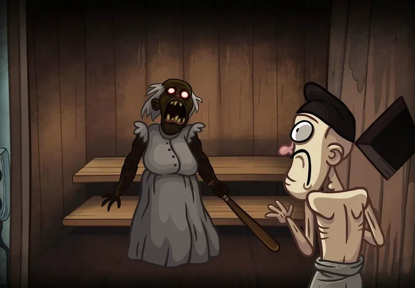Troll Face Quest: Horror 3 [MOD: безлимитные подсказки и открыты все уровни] на Андроид — скриншот 2
