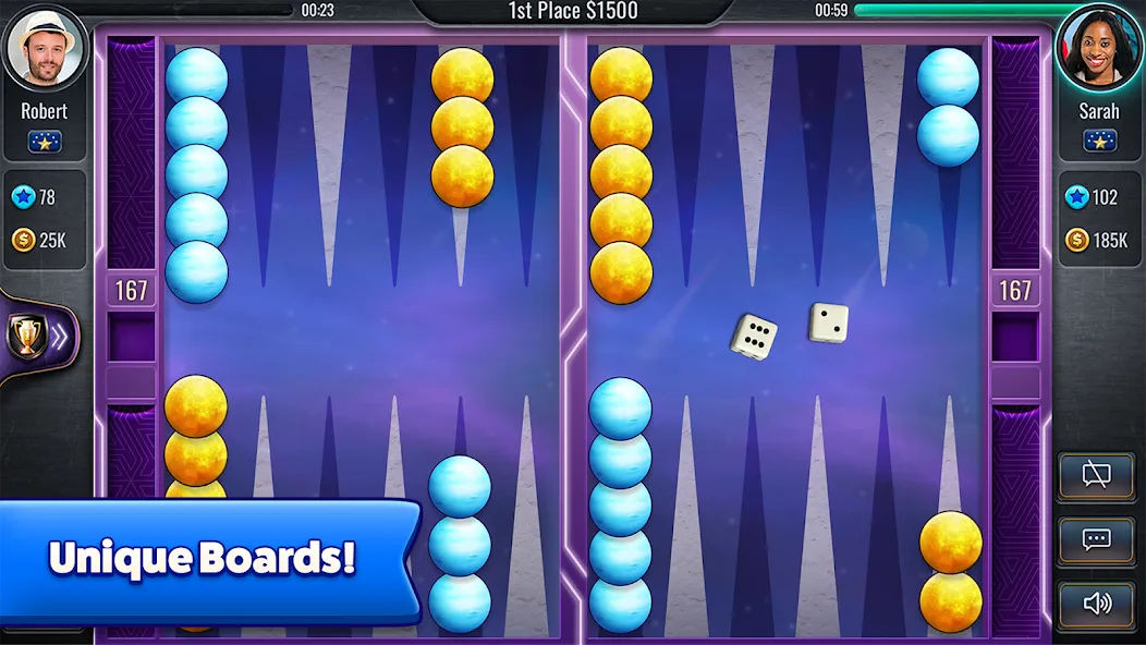 Скачать взлом Backgammon - Lord of the Board [MOD: безлимитные монеты и открыты все функции] — скриншот 2