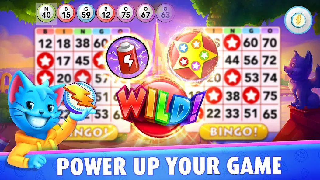 Взломанная Bingo Blitz™️ - Bingo Games [MOD: безлимитные монеты и бустеры] на Андроид — скриншот 2