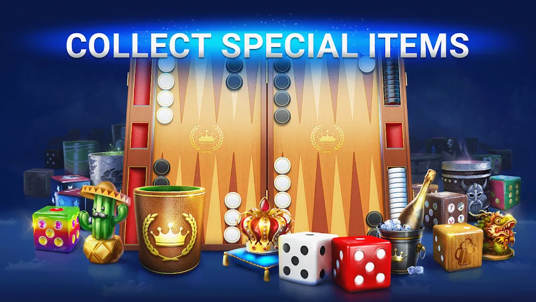Скачать взлом Backgammon Live - Online Games [MOD: бесконечные монеты и без рекламы] — скриншот 5