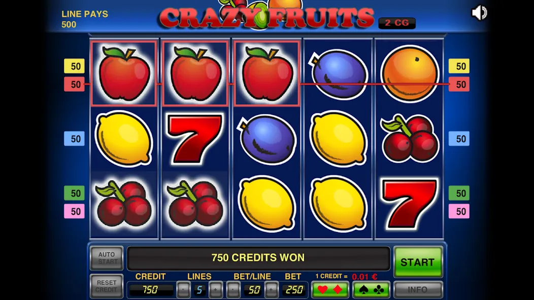 Скачать Crazy Fruits [MOD: много монет и жизней] на телефон — скриншот 1