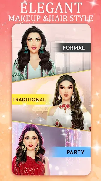 Скачать Indian Fashion Dressup Stylist [MOD: открыты все наряды и аксессуары] — скриншот 5