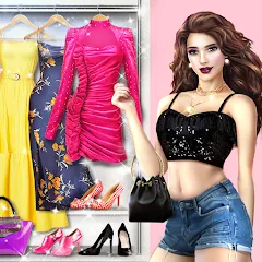 Скачать Fashion Stylist: Dress Up Game [MOD: безлимитные деньги и все наряды] на телефон