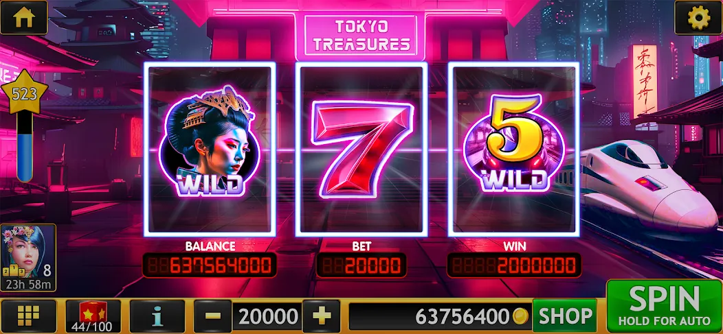 Slots of Luck: Vegas Casino [MOD: безлимитные монеты и бонусы] на Андроид — скриншот 3