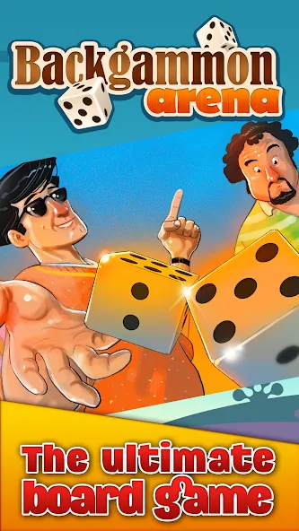 Backgammon Arena [MOD: без рекламы и открыты все функции] — Скачать бесплатно (APK) — скриншот 1