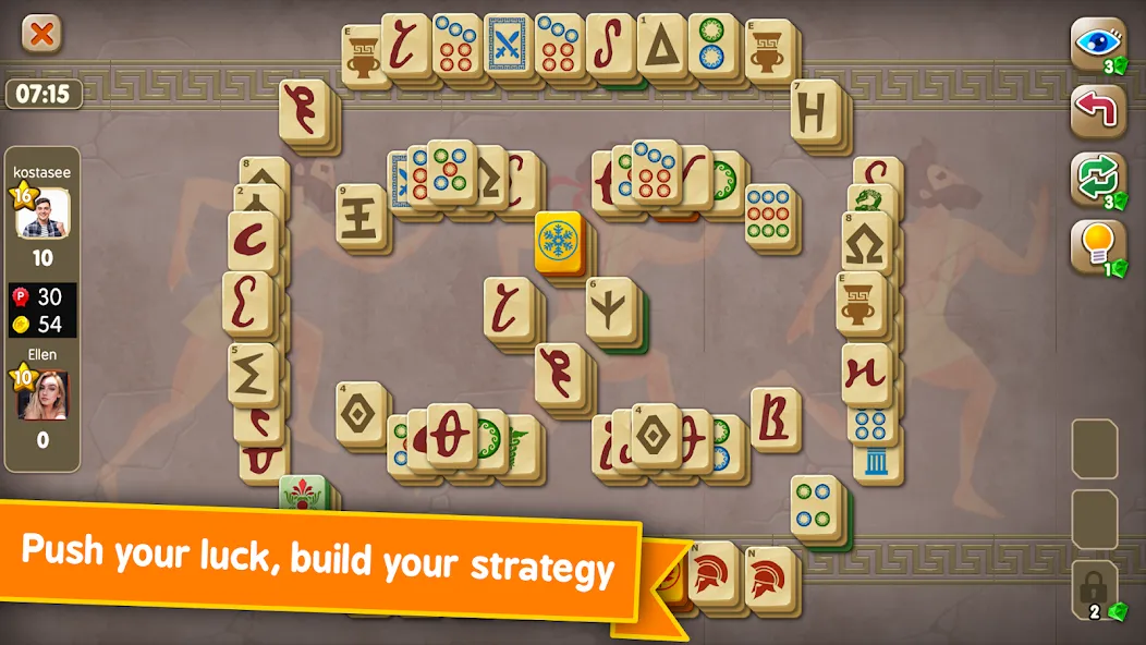 Скачать Mahjong Duels [MOD: безлимитные монеты и все уровни] — скриншот 4