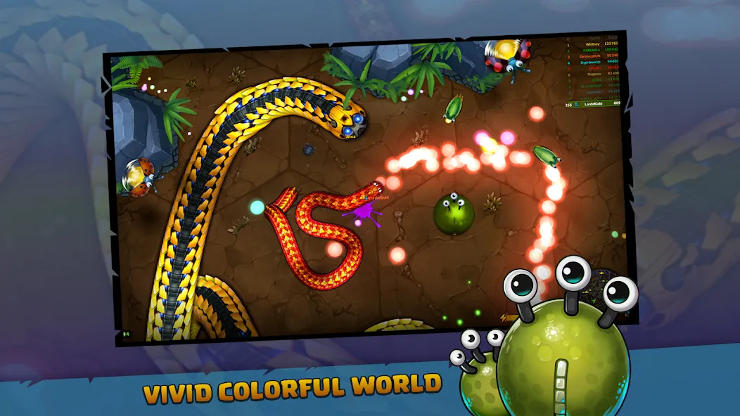 Little Big Snake [MOD: безлимитные монеты и ускорение] последняя версия — скриншот 1