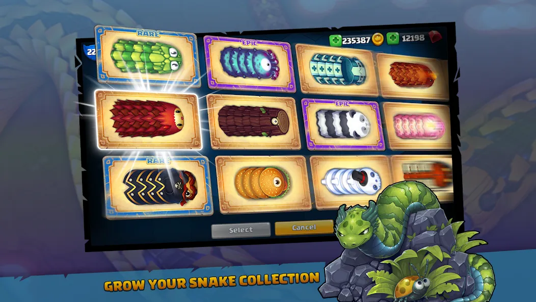 Little Big Snake [MOD: безлимитные монеты и ускорение] последняя версия — скриншот 3