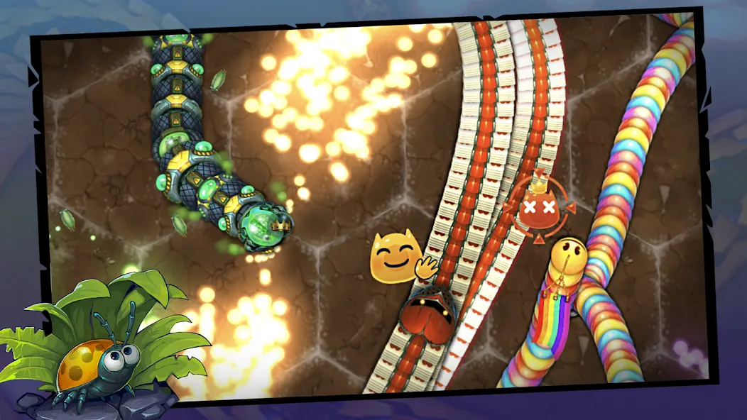 Little Big Snake [MOD: безлимитные монеты и ускорение] последняя версия — скриншот 5