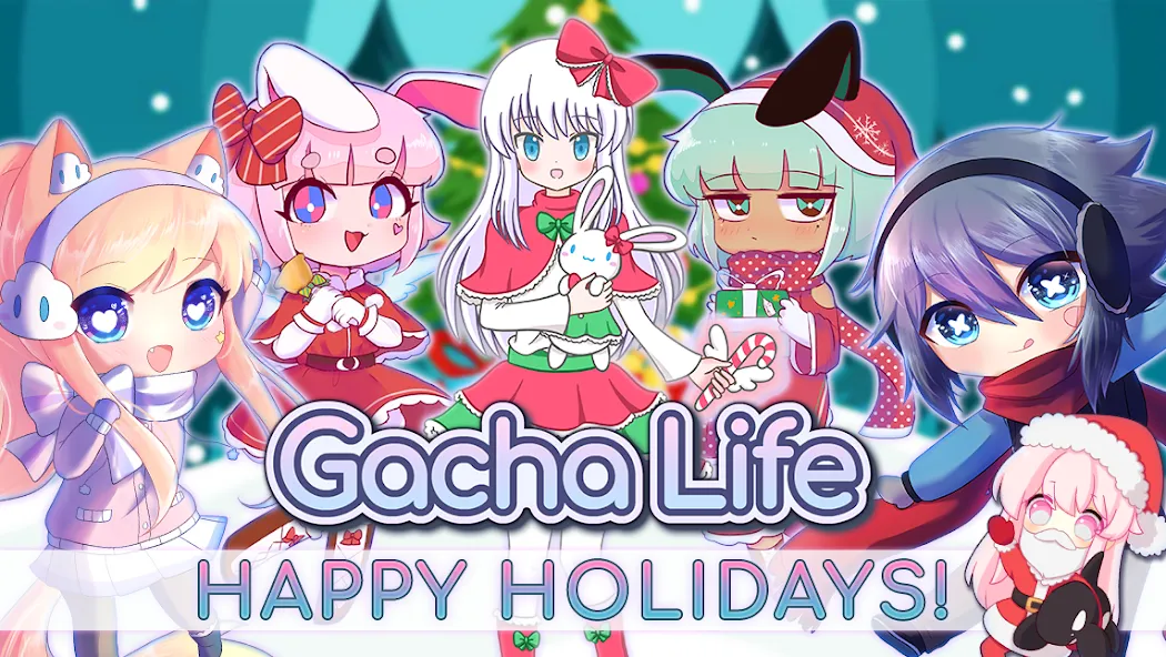 Скачать Gacha Life [MOD: безлимитные деньги и все персонажи] на телефон — скриншот 1