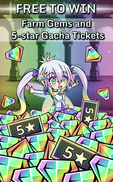 Gacha World [MOD: неограниченные ресурсы и разблокированы персонажи] (Бесплатно / APK) — скриншот 2