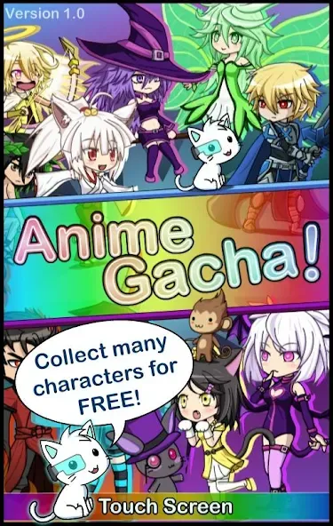 Скачать Anime Gacha! (Simulator & RPG] [MOD: безлимитные ресурсы и все персонажи] — скриншот 1