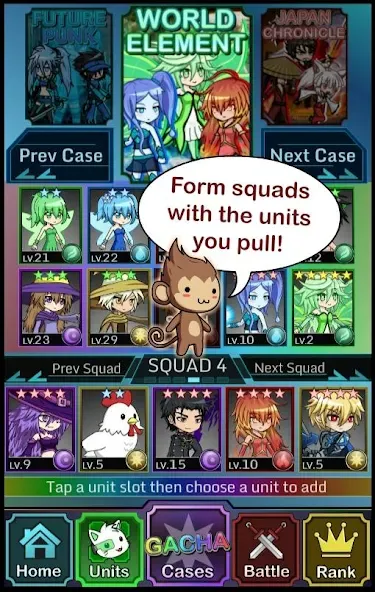 Скачать Anime Gacha! (Simulator & RPG] [MOD: безлимитные ресурсы и все персонажи] — скриншот 4