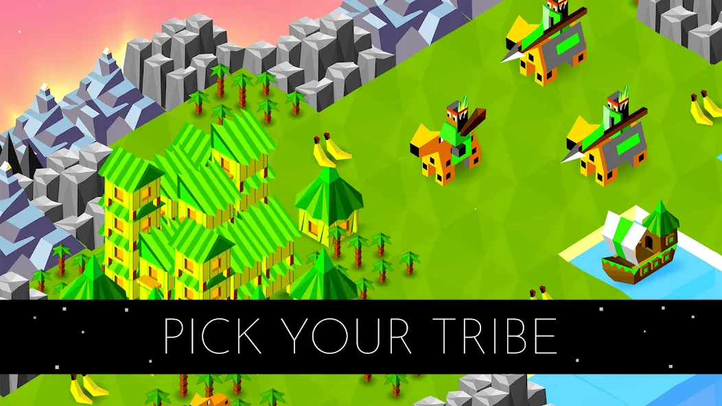 The Battle of Polytopia [MOD: безлимитные ресурсы и открыты все племена] (Бесплатно / APK) — скриншот 1