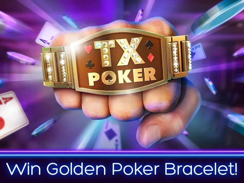 Скачать TX Poker - Texas Holdem Poker [MOD: безлимитные фишки и все функции открыты] — скриншот 1