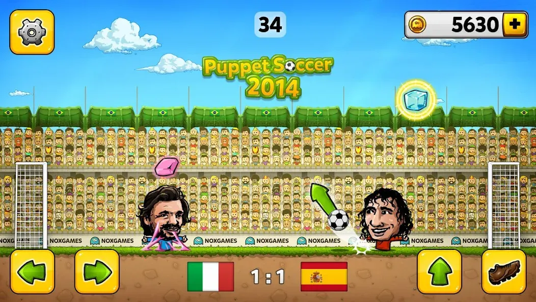 Скачать взлом Puppet Soccer - Football [MOD: безлимитные монеты и открытые команды] — скриншот 3