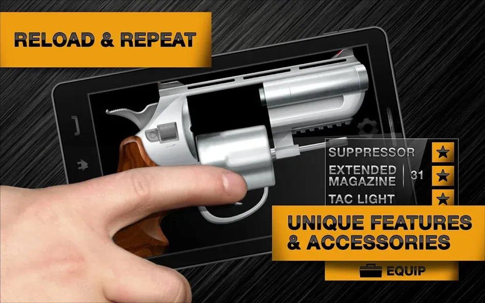 Weaphones™ Gun Sim Vol1 Armory [MOD: все оружие и без рекламы] (Бесплатно / APK) — скриншот 4