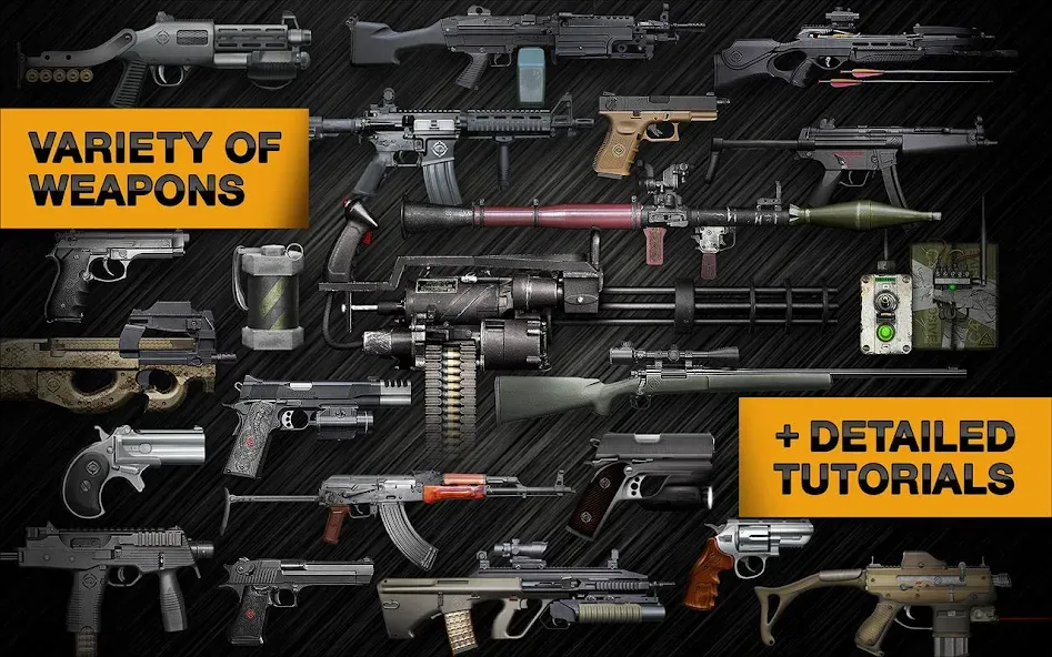 Weaphones™ Gun Sim Vol1 Armory [MOD: все оружие и без рекламы] (Бесплатно / APK) — скриншот 5