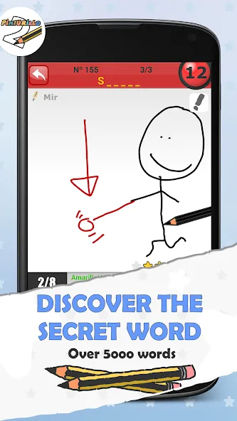 Pinturillo 2 - Draw and guess [MOD: бесконечные подсказки и монеты] — Скачать бесплатно (APK) — скриншот 1