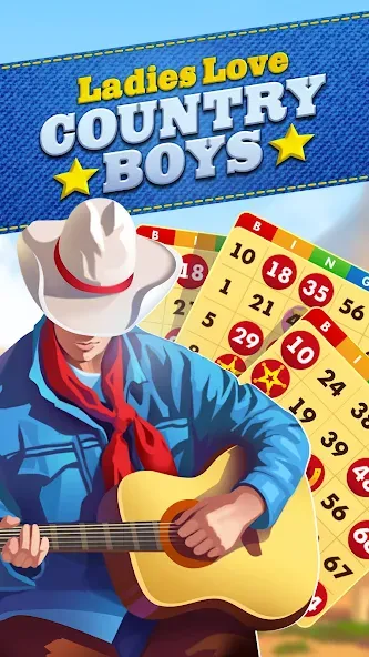 Bingo Country Boys: Tournament [MOD: безлимитные монеты и билеты] на Андроид — скриншот 5