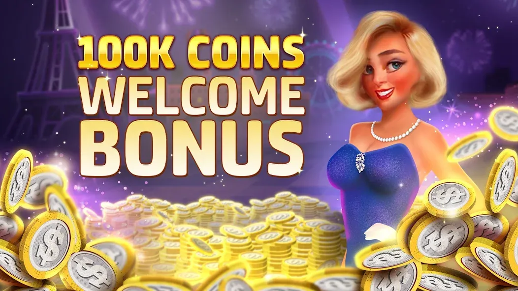 Vegas Downtown Slots & Words [MOD: безлимитные монеты и подсказки] последняя версия — скриншот 2