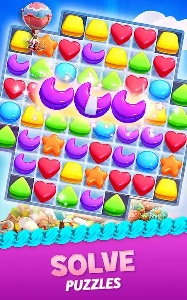 Cookie Jam Blast™ Match 3 Game [MOD: безлимитные жизни и усилители] (Бесплатно / APK) — скриншот 1