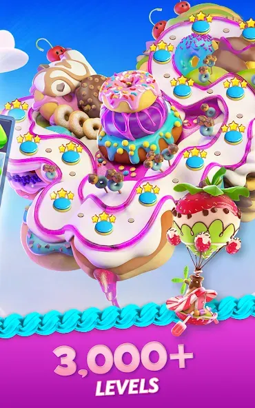 Cookie Jam Blast™ Match 3 Game [MOD: безлимитные жизни и усилители] (Бесплатно / APK) — скриншот 2