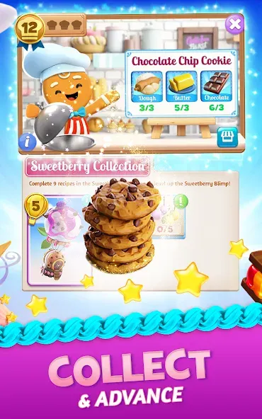 Cookie Jam Blast™ Match 3 Game [MOD: безлимитные жизни и усилители] (Бесплатно / APK) — скриншот 4