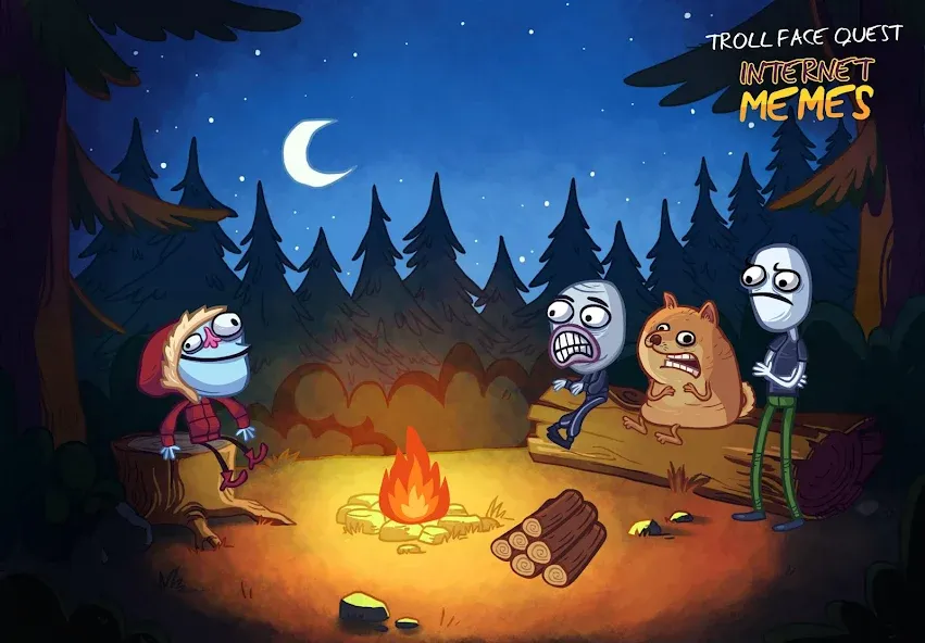 Взломанная Troll Face Quest Internet Meme [MOD: безлимитные подсказки и открыты все уровни] на Андроид — скриншот 2