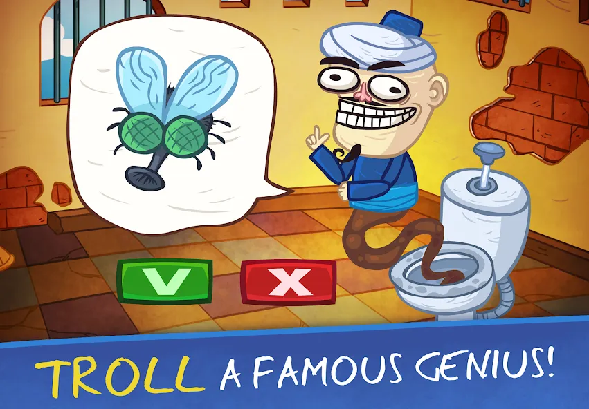 Troll Face Quest: VideoGames 2 [MOD: открыты все уровни и подсказки] — Скачать бесплатно (APK) — скриншот 1
