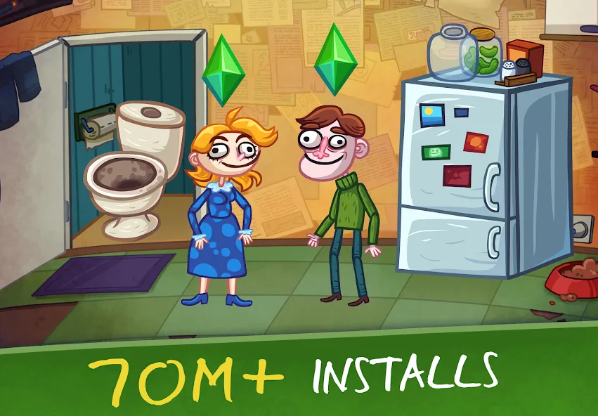 Troll Face Quest: VideoGames 2 [MOD: открыты все уровни и подсказки] — Скачать бесплатно (APK) — скриншот 5