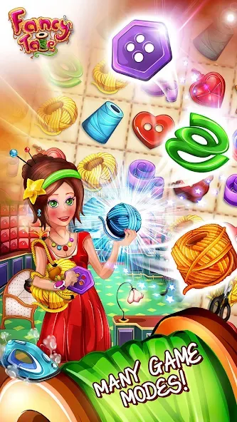 Скачать Fancy Tale:Fashion Puzzle Game [MOD: безлимитные монеты и все наряды] на телефон — скриншот 2