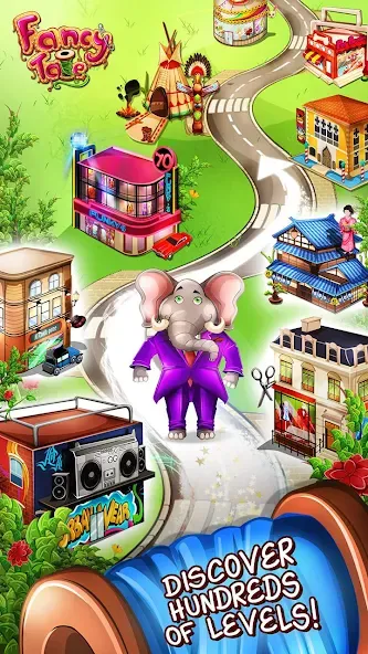 Скачать Fancy Tale:Fashion Puzzle Game [MOD: безлимитные монеты и все наряды] на телефон — скриншот 4