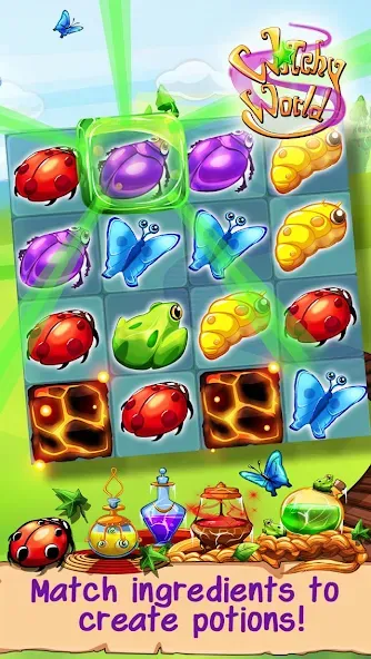 Взломанная Witchy World [MOD: много ресурсов и магии] на Андроид — скриншот 2