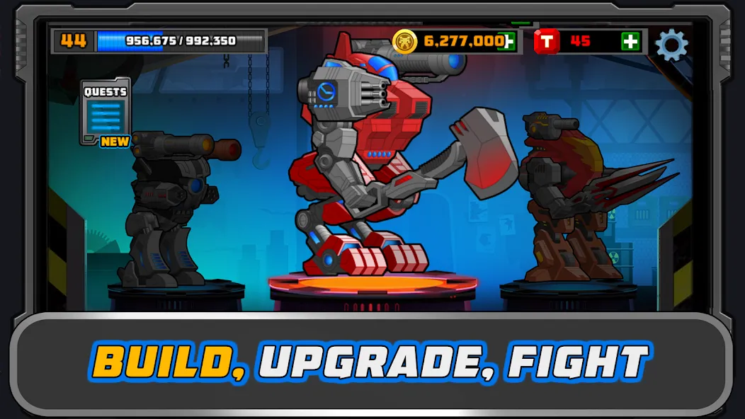 Super Mechs [MOD: безлимитные деньги и мощные роботы] — Скачать бесплатно (APK) — скриншот 1