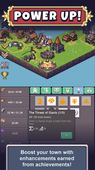 Скачать Cave Heroes:Idle Dungeon RPG [MOD: безлимитные ресурсы и усиленные герои] на телефон — скриншот 3