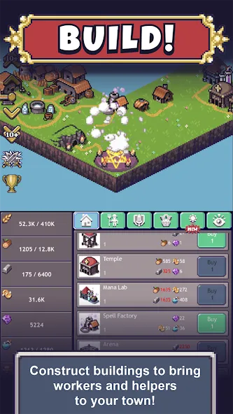 Скачать Cave Heroes:Idle Dungeon RPG [MOD: безлимитные ресурсы и усиленные герои] на телефон — скриншот 5