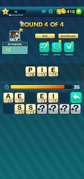 Word Battle [MOD: безлимитные подсказки и жизни] (Бесплатно / APK) — скриншот 2
