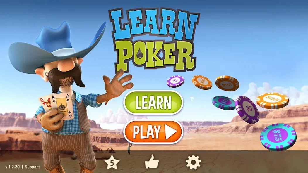 Скачать взлом Learn Poker - How to Play [MOD: разблокированы все уроки и функции] — скриншот 5