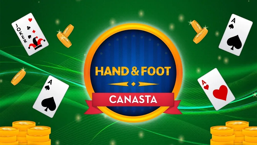 Hand and Foot Canasta [MOD: безлимитные монеты и все уровни] на Андроид — скриншот 1