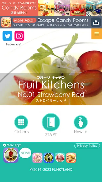 Взломанная Escape Fruit Kitchens [MOD: открыты все фруктовые кухни] на Андроид — скриншот 5
