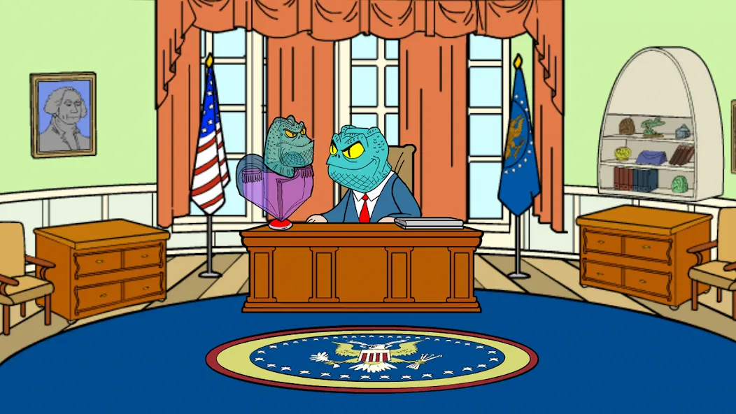 Obama Pigsaw: Alien Invasion [MOD: безлимитные патроны и открыты уровни] — Скачать бесплатно (APK) — скриншот 2